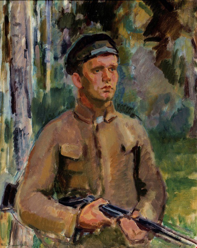  MetsastajanEnglish: HunternSvenska: Jagaren  av Magnus Enckell