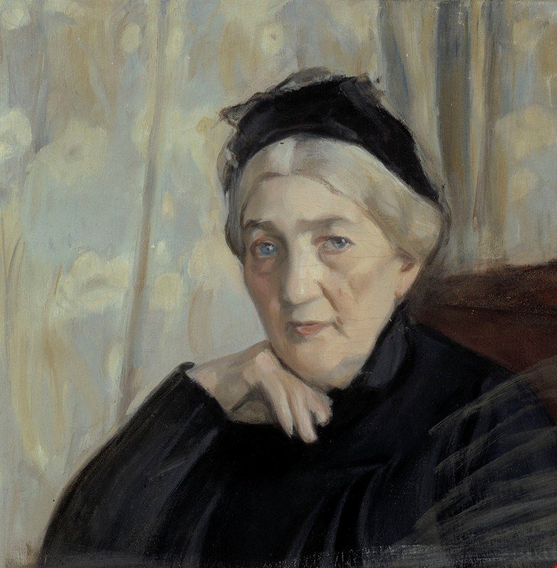  Taiteilijan aitinEnglish: Mother of the ArtistnSvenska: Konstnarens morn  av Magnus Enckell