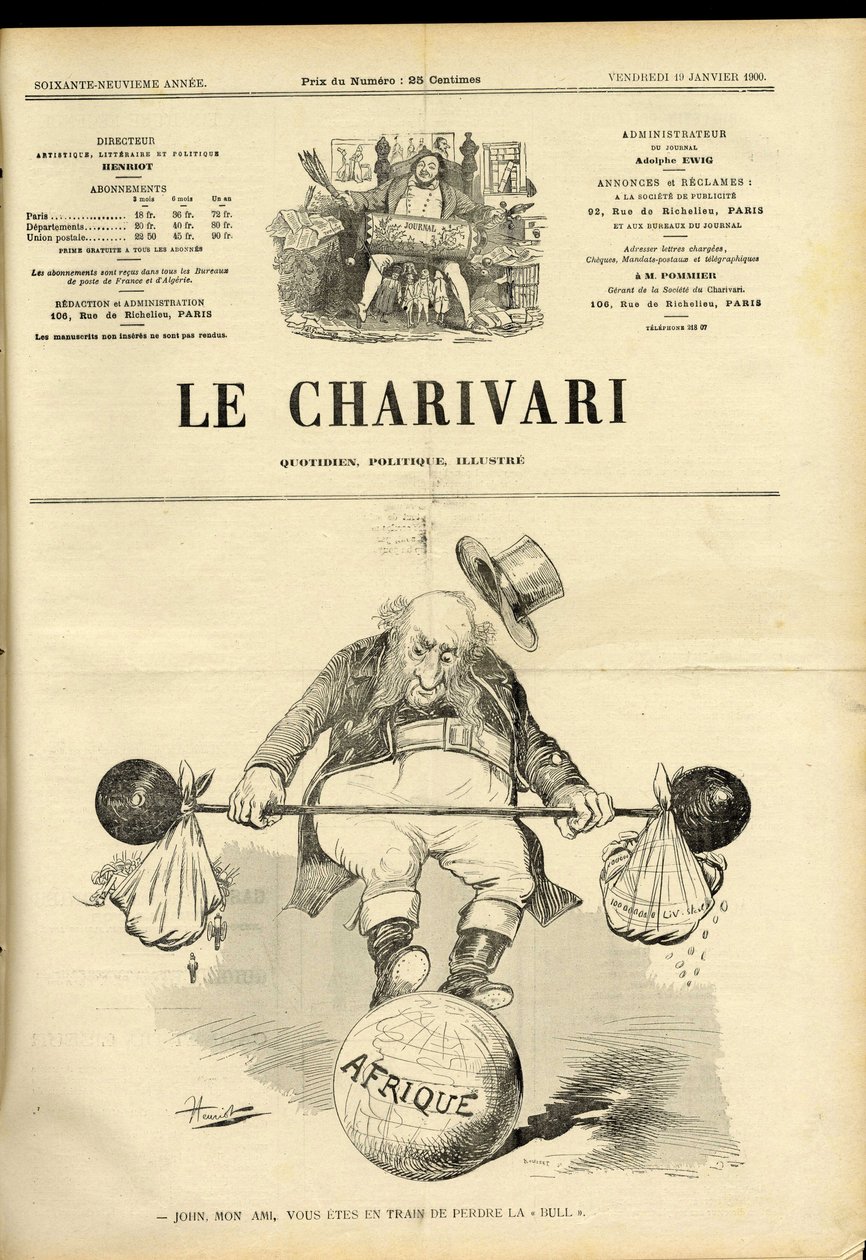 Omslag till "" The Charivari"" av Henri Maigrot