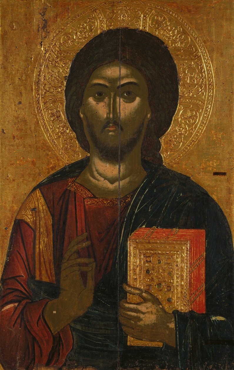 Christ Pantokrator av Mainland Greek workshop