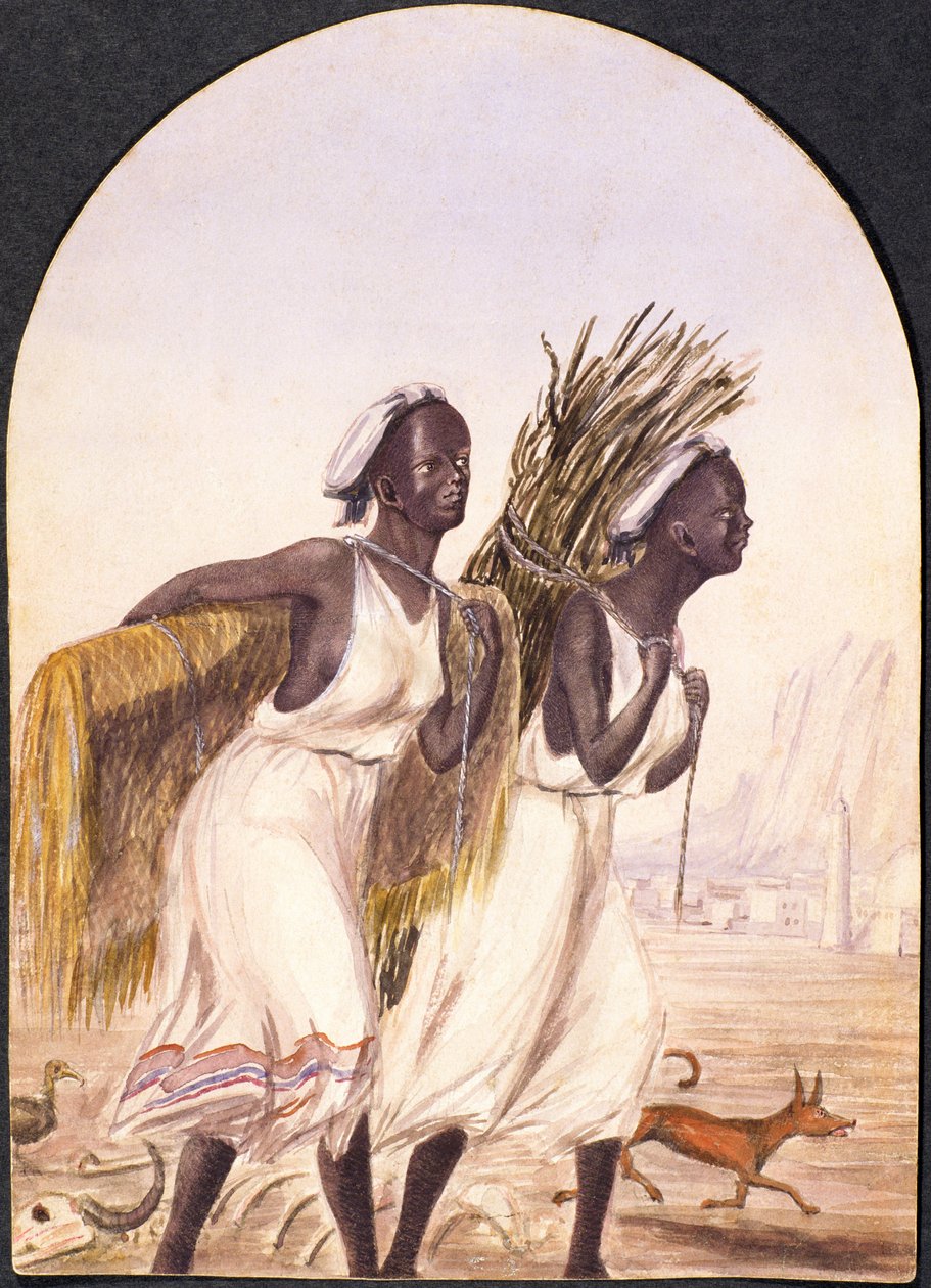 Somaliska kvinnor i Aden, 1858 (wc på papper) av Maitland Warren Bouverie Pasley