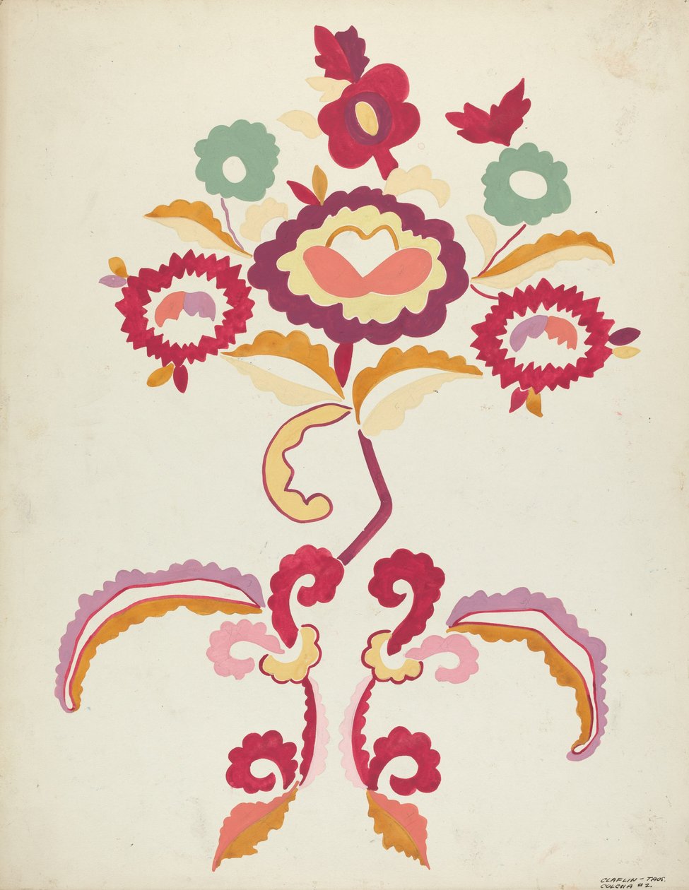 Design från en föreslagen portfölj, 19351942. av Majel G. Claflin