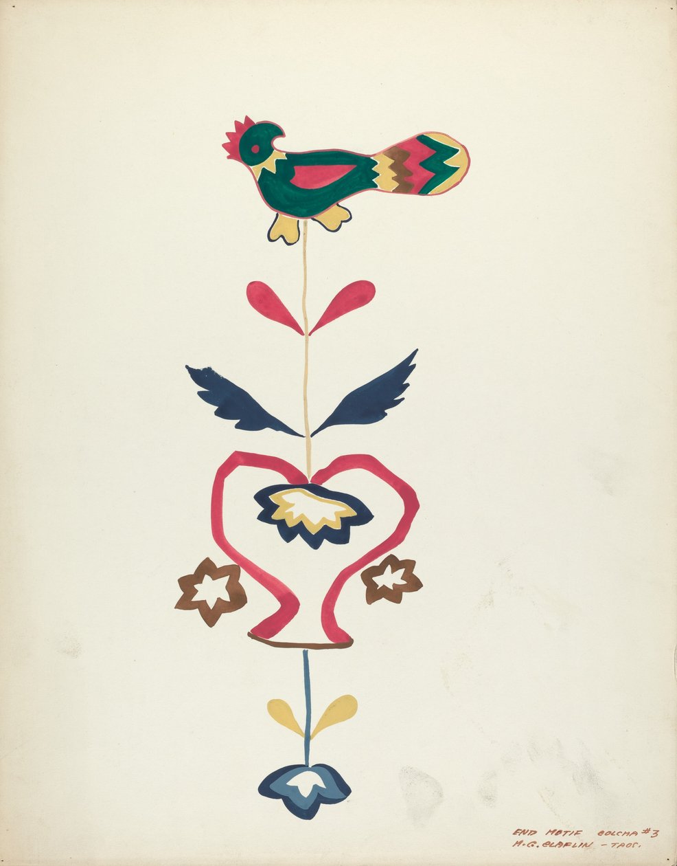 Design från en föreslagen portfölj, 19351942. av Majel G. Claflin