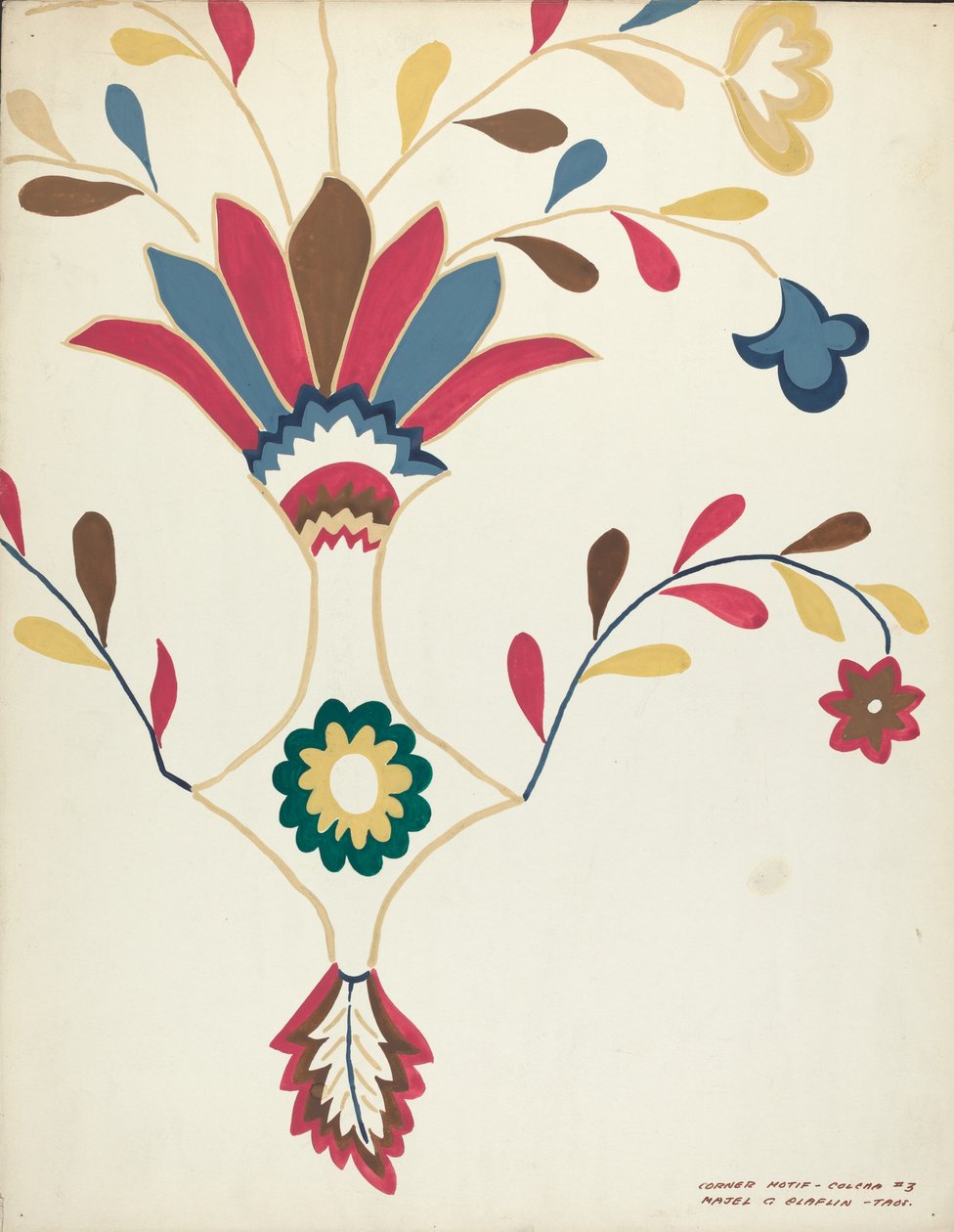 Design från en föreslagen portfölj, 19351942. av Majel G. Claflin