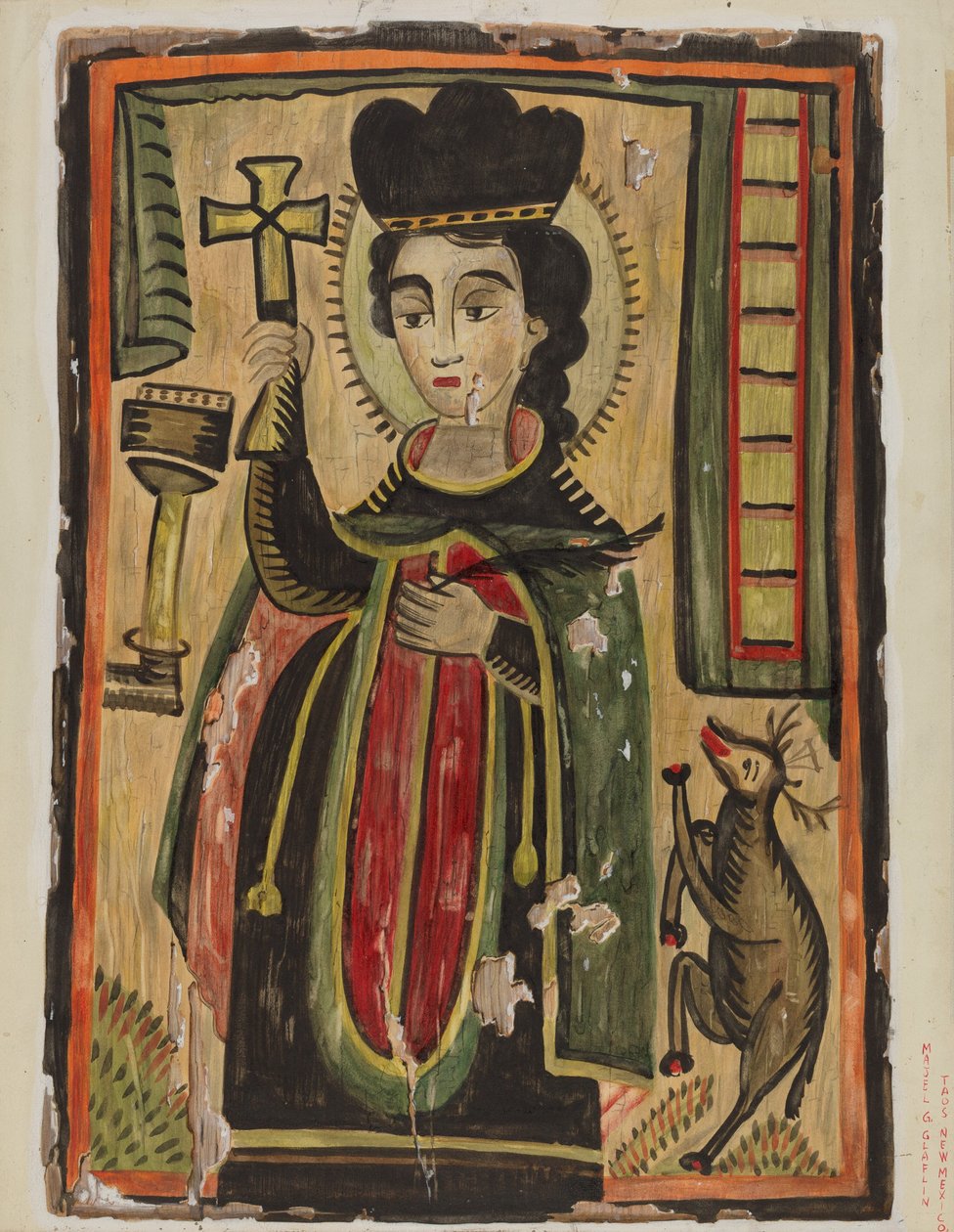Altartavla - St. Procopius av Majel G. Claflin