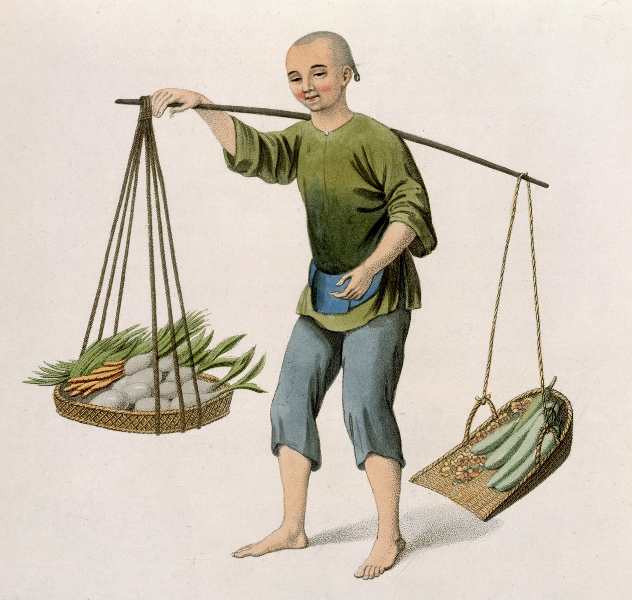A Boy with Vegetables, tallrik 54 från 