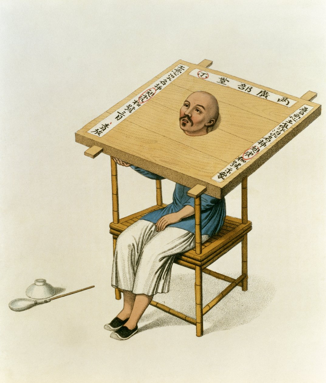 The Punishment of the Wooden Collar, plåt 13 från 