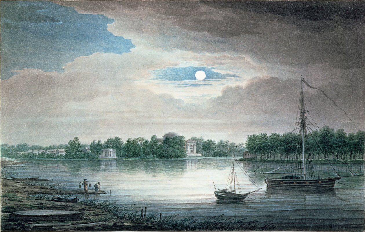Yelagin Island, St. Petersburg, på natten av Maksim Nikiforovich Vorobiev