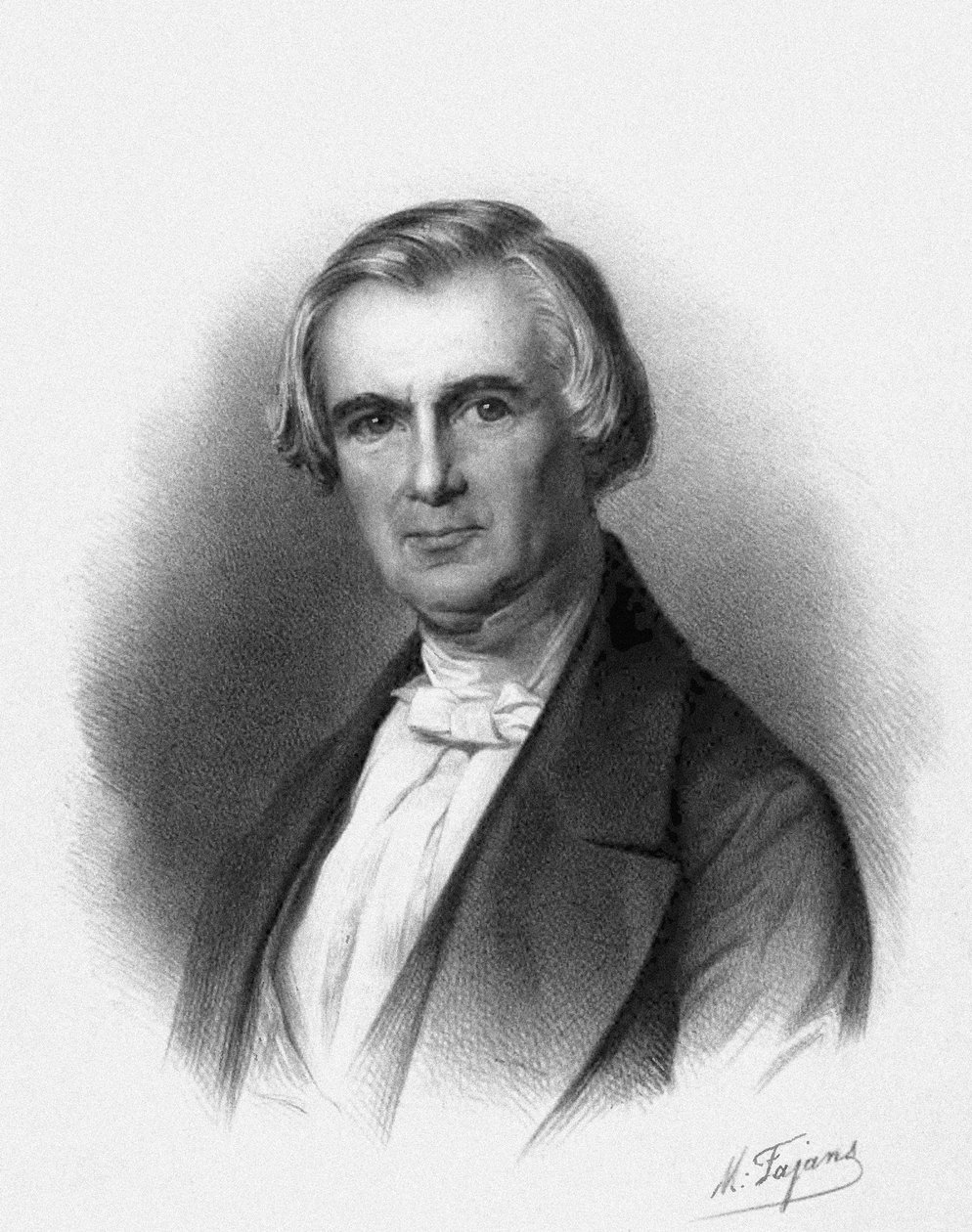 Porträtt av violinisten och kompositören Karol Lipinski 1790-1861, 1850 av Maksymilian Fajans