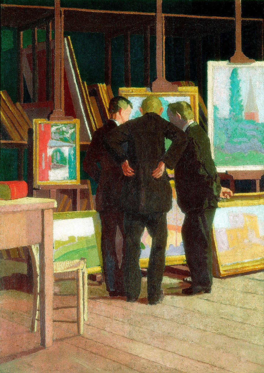 19 Fitzroy Street (Walter Richard Sickerts ateljé), ca 1912-14 av Malcolm Drummond