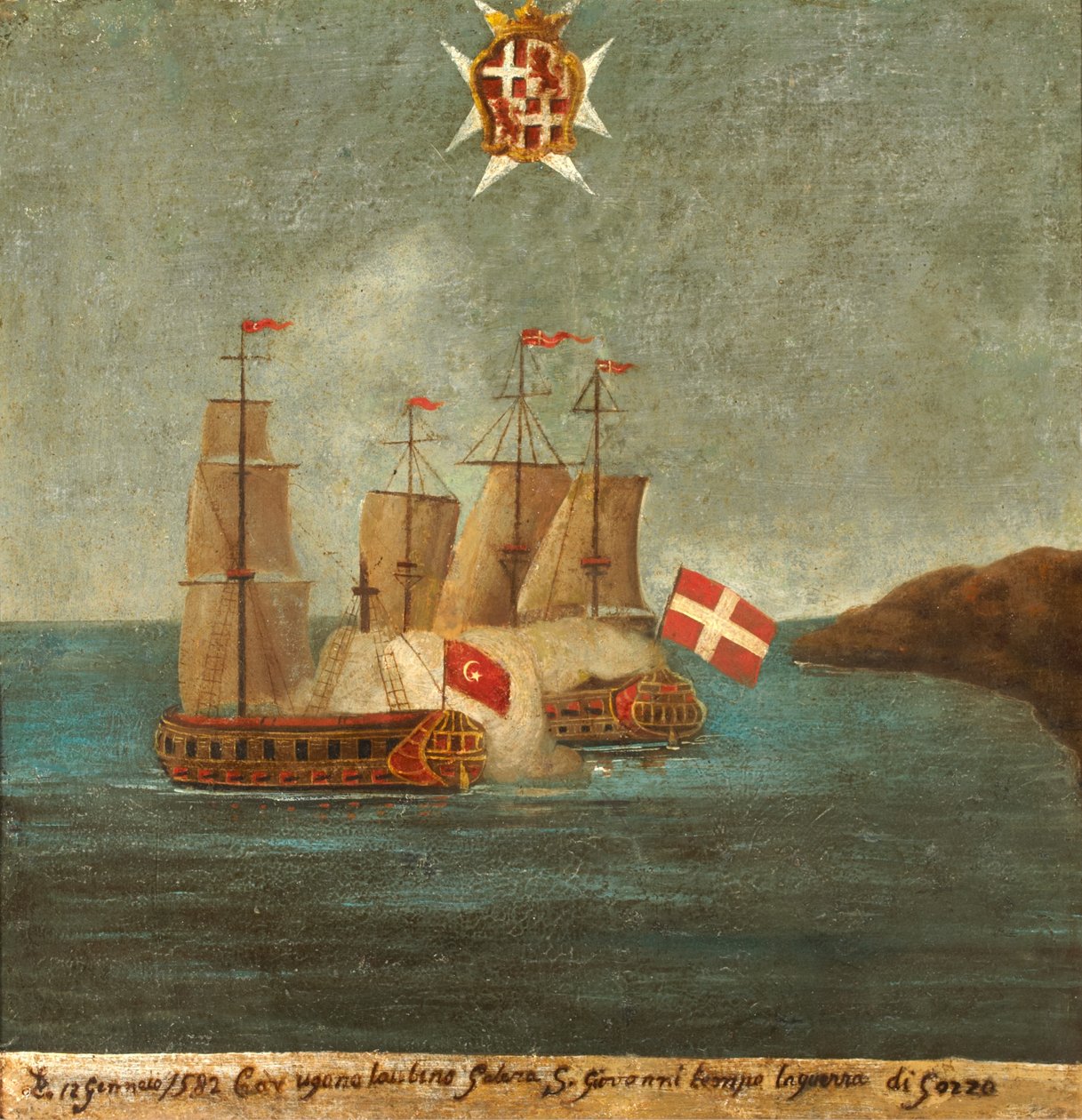 Sjöstrid, 1582, Gozo av Maltese School