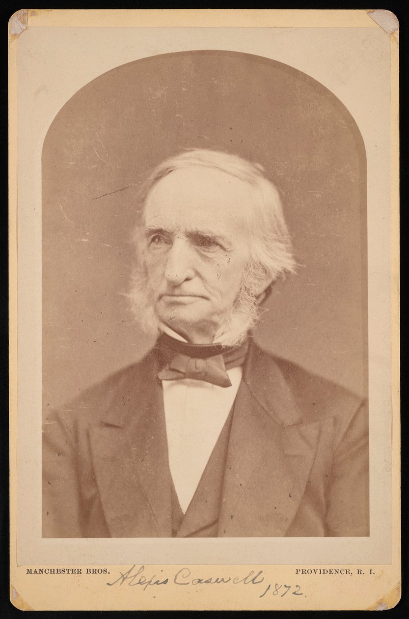 Porträtt av Alexis Caswell 1799-1877, 1872. av Manchester Bros