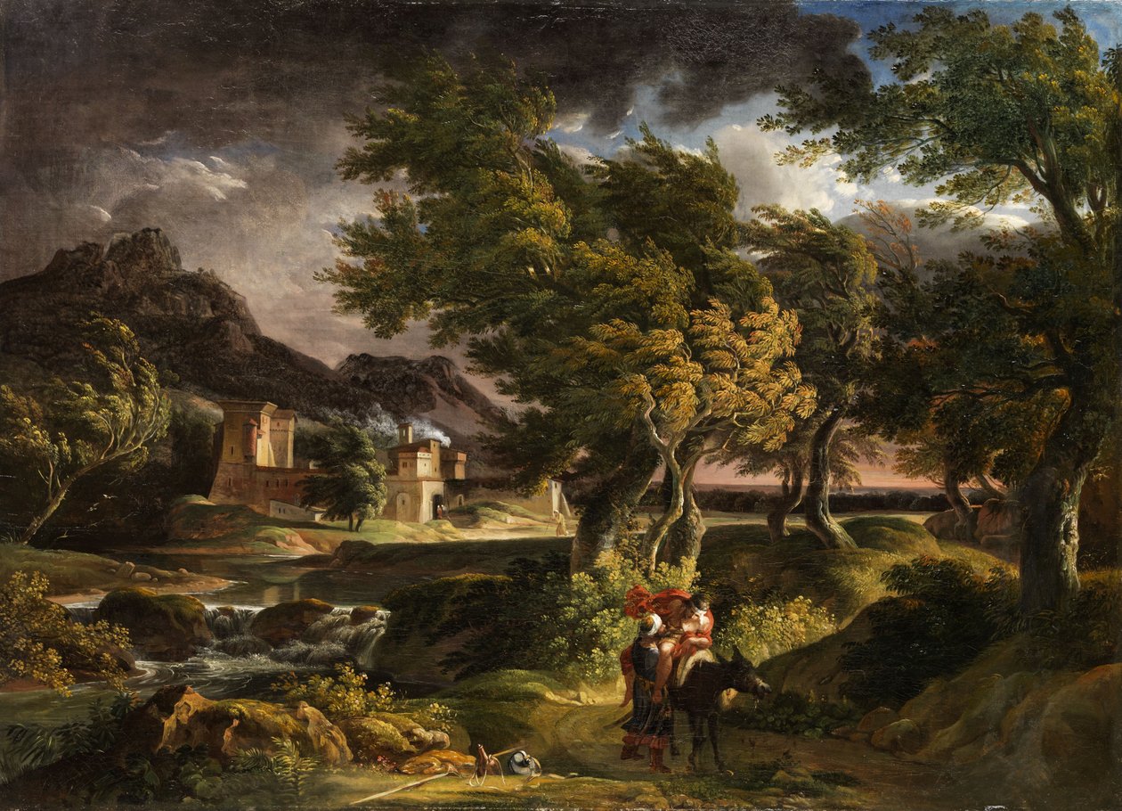 Gewittrige Landschaft av Johann Christian Reinhart