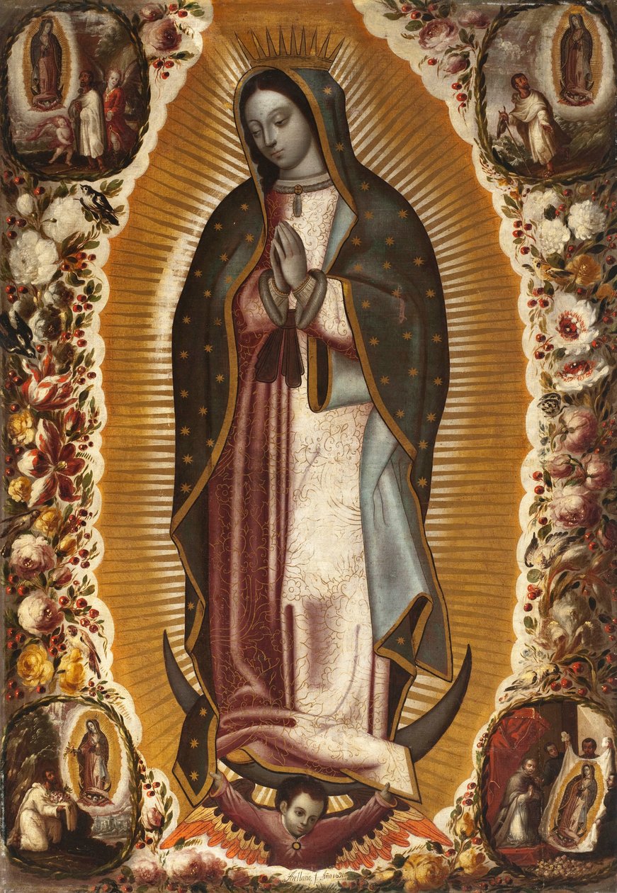 Virgin of Guadalupe (Virgen de Guadalupe) av Manuel de Arellano