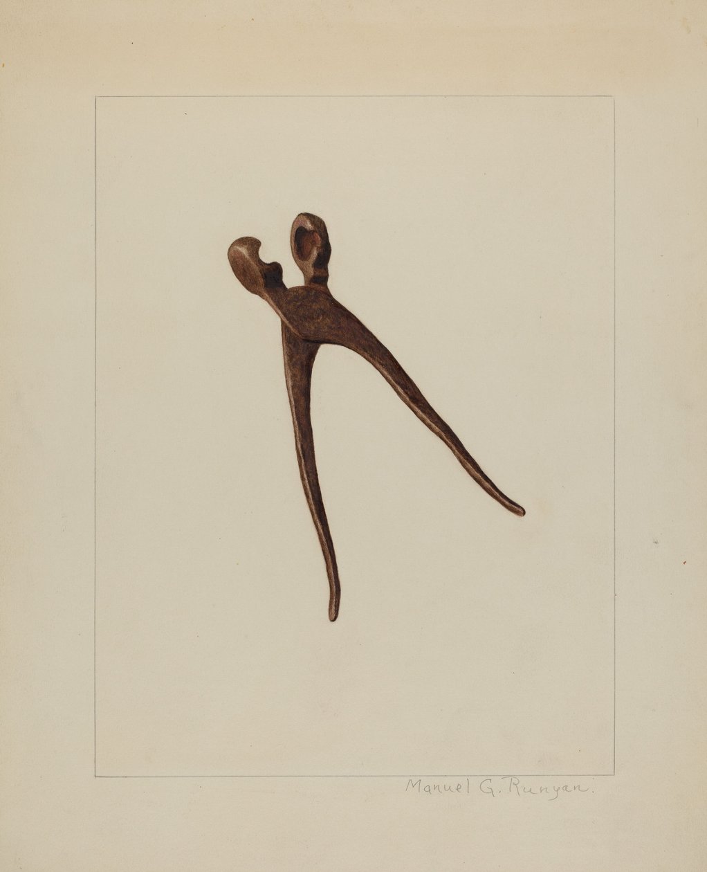 Kulform, ca. 1938. av Manuel G. Runyan