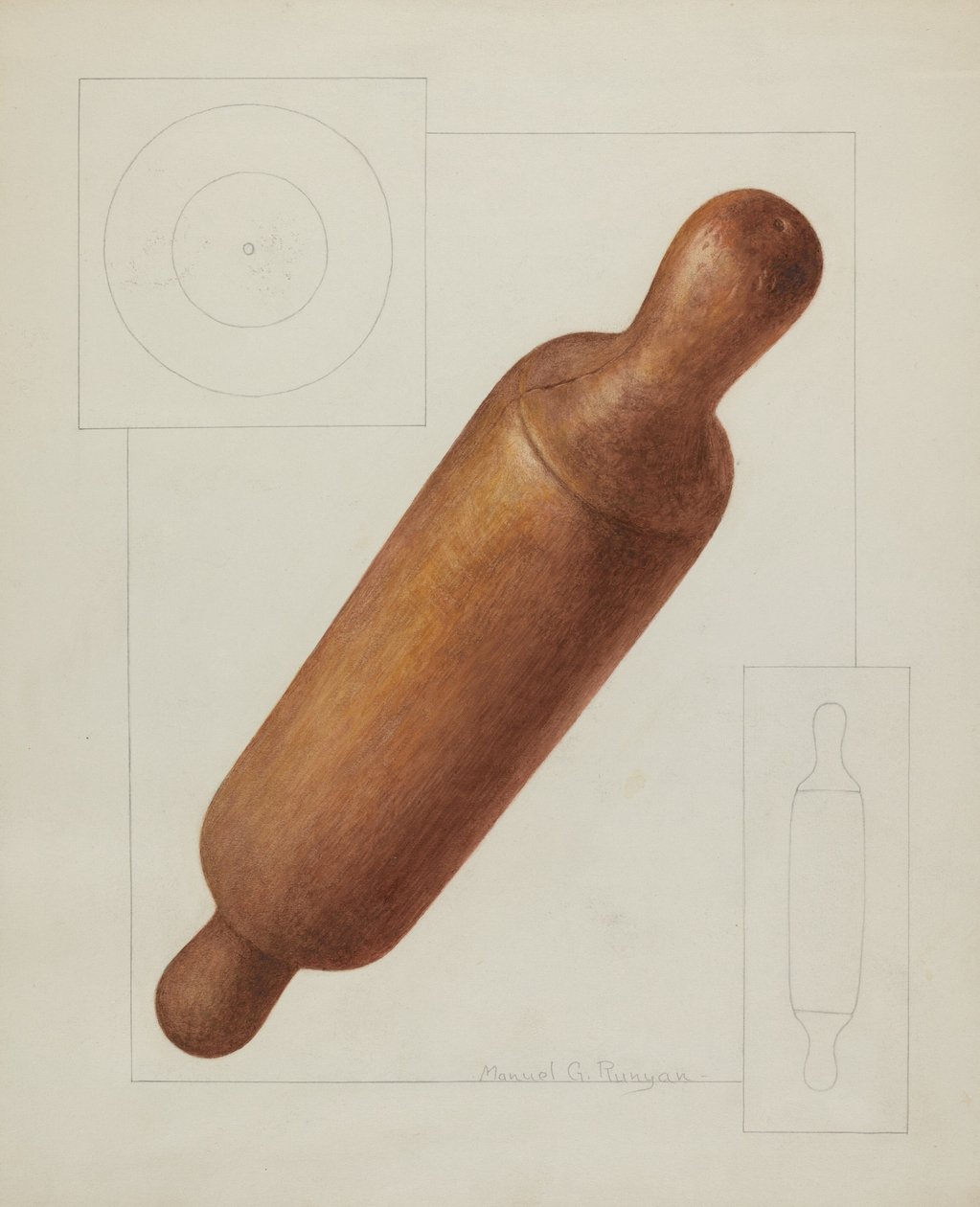 degkavel, ca. 1937. av Manuel G. Runyan