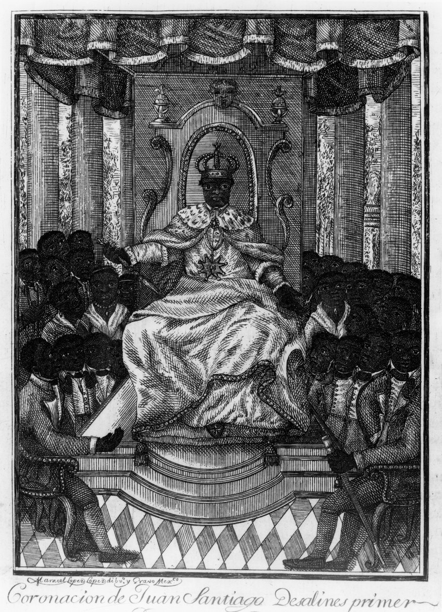Jean-Jacques Dessalines, kejsare av Haiti, 1806 av Manuel Lopez