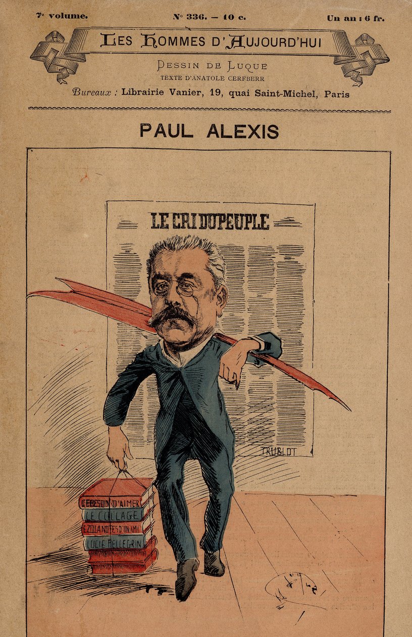 Omslag till The Men of Today, nummer 336,, illustration av Manuel Luque (1854-1919): The Cree of the People - Alexis Paul (1847-1901) av Manuel Luque
