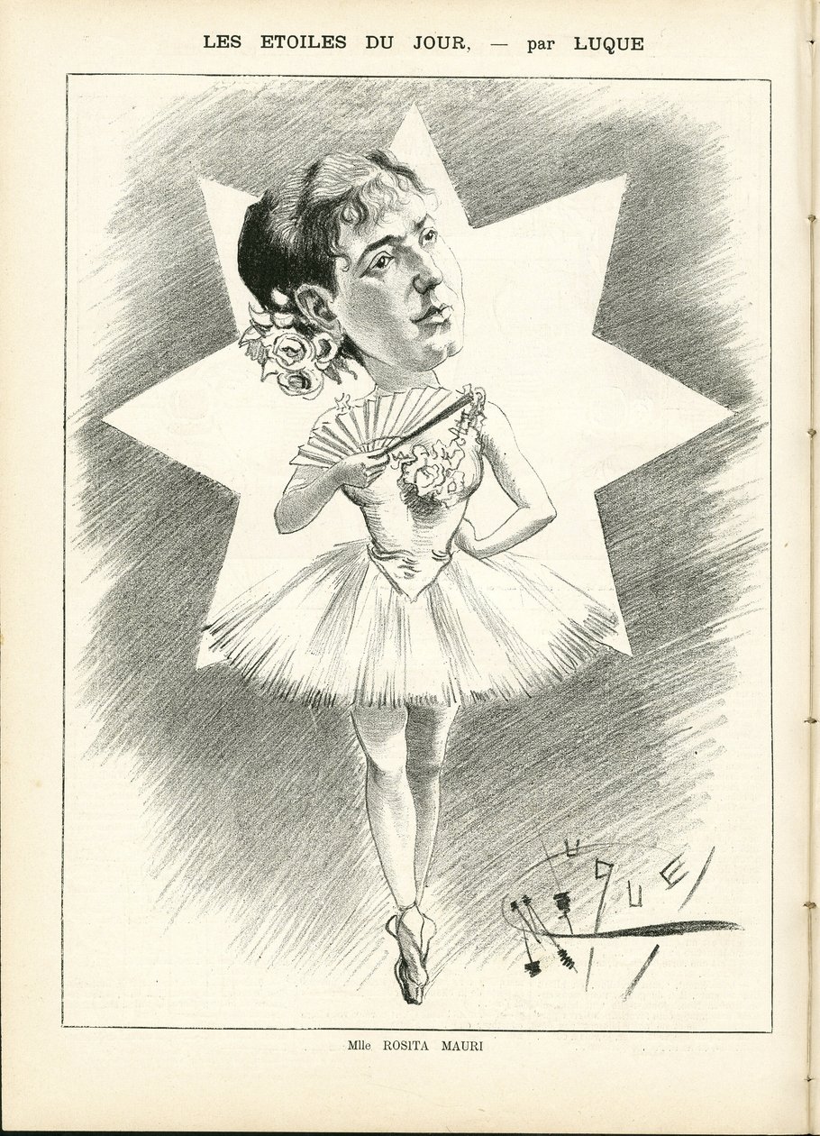Illustration av Manuel Luque (1854-1919) i La Caricature (1880) av Manuel Luque