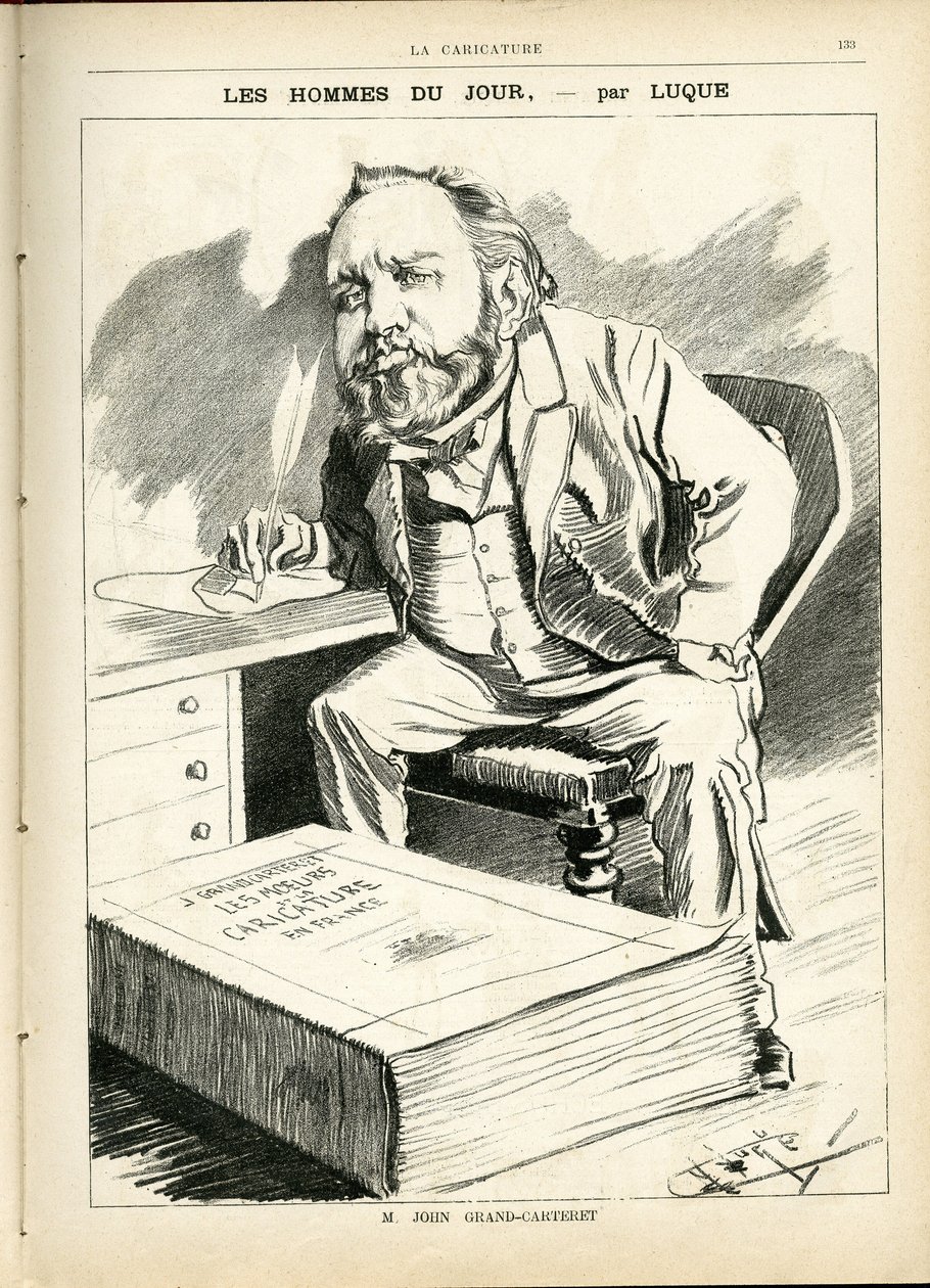 Illustration av Manuel Luque (1854-1919) i La Caricature (1880) av Manuel Luque