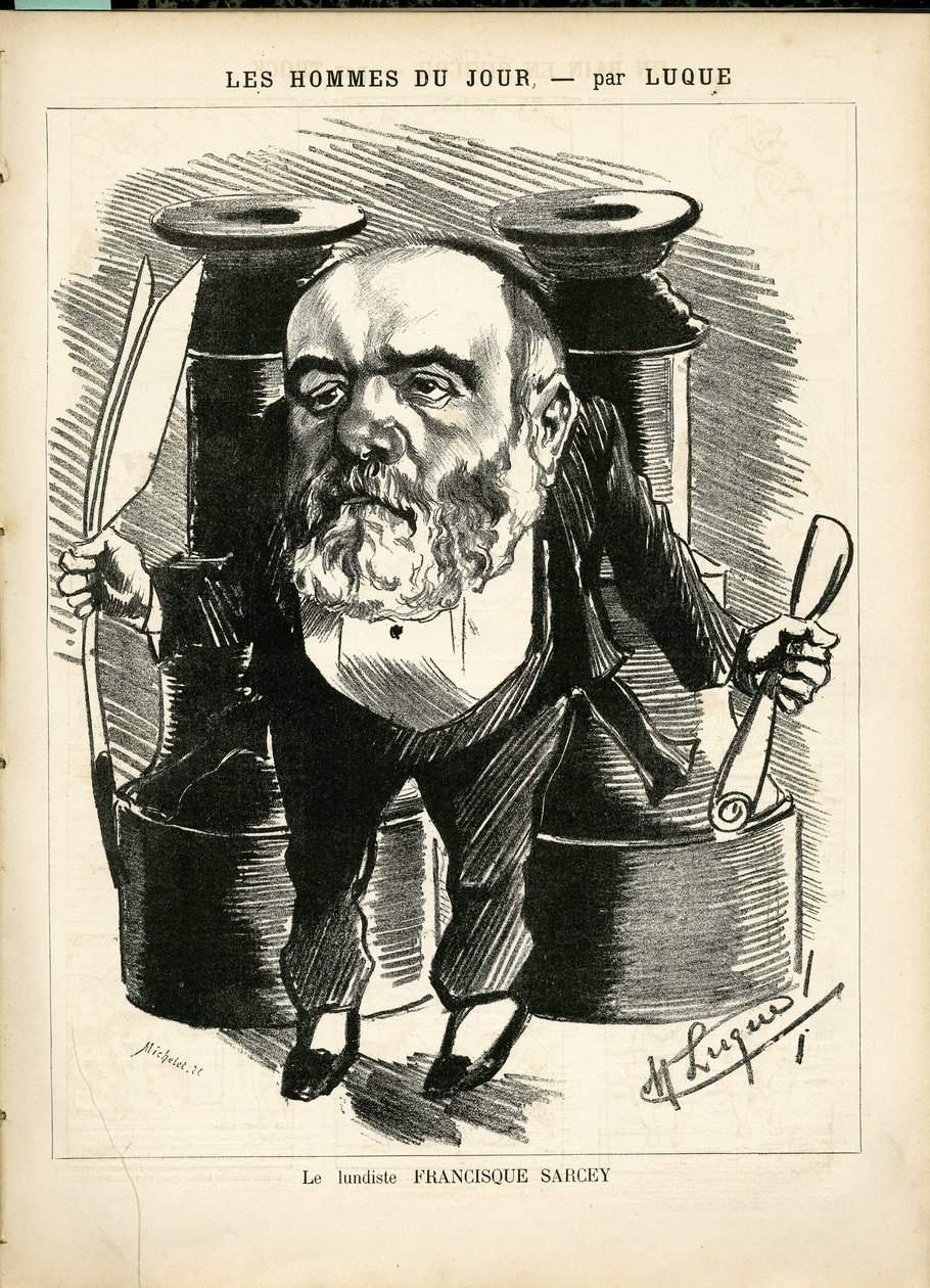 Illustration av Manuel Luque (1854-1919) i La Caricature (1880) av Manuel Luque