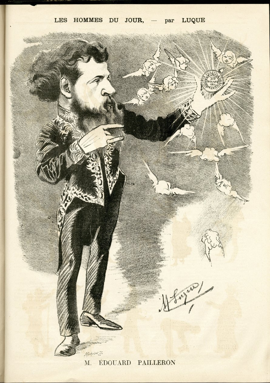 Illustration av Manuel Luque (1854-1919) i La Caricature (1880) av Manuel Luque