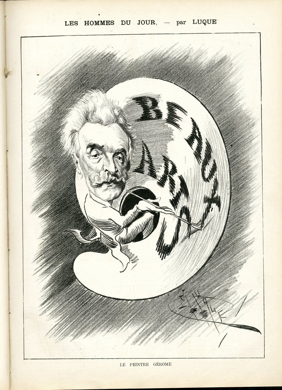 Illustration av Manuel Luque (1854-1919) i La Caricature (1880) av Manuel Luque