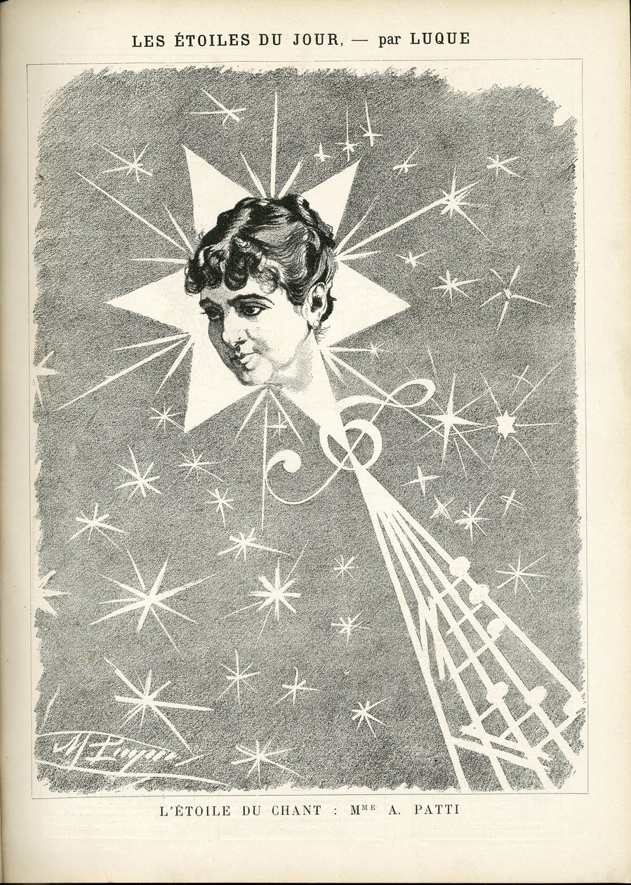 Illustration av Manuel Luque (1854-1919) i La Caricature (1880) av Manuel Luque