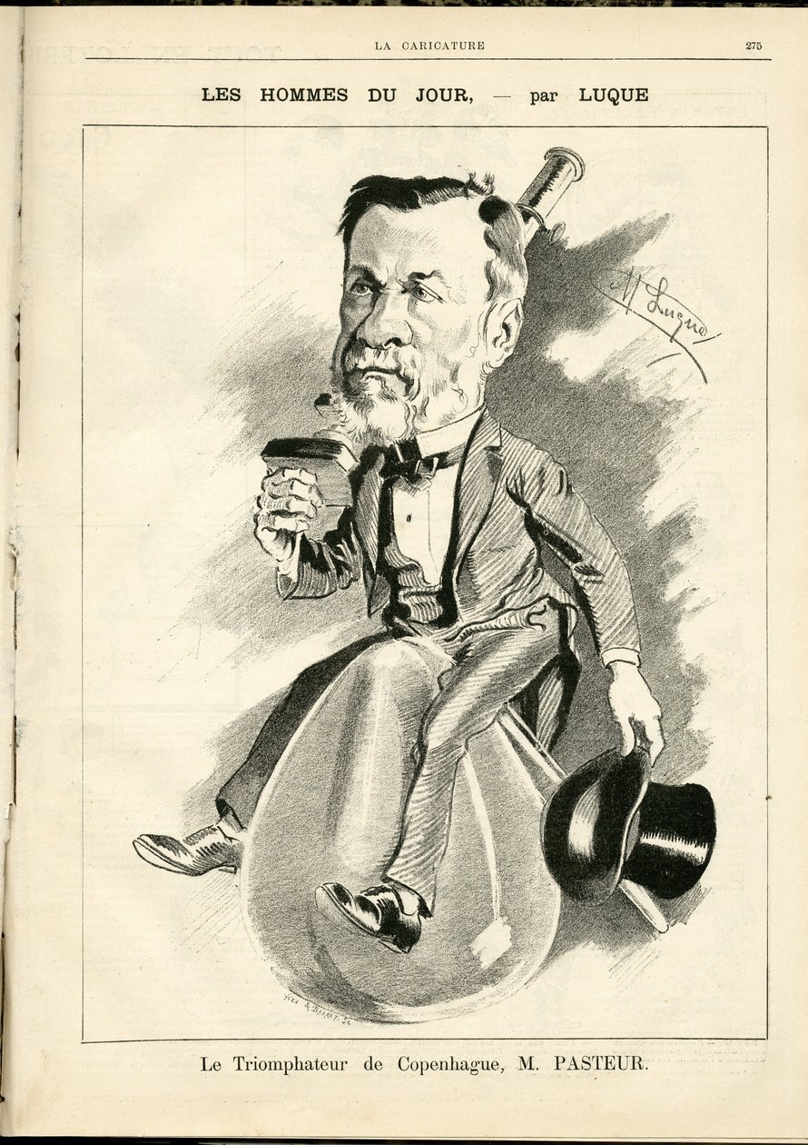 Illustration av Manuel Luque (1854-1919) i La Caricature (1880) av Manuel Luque
