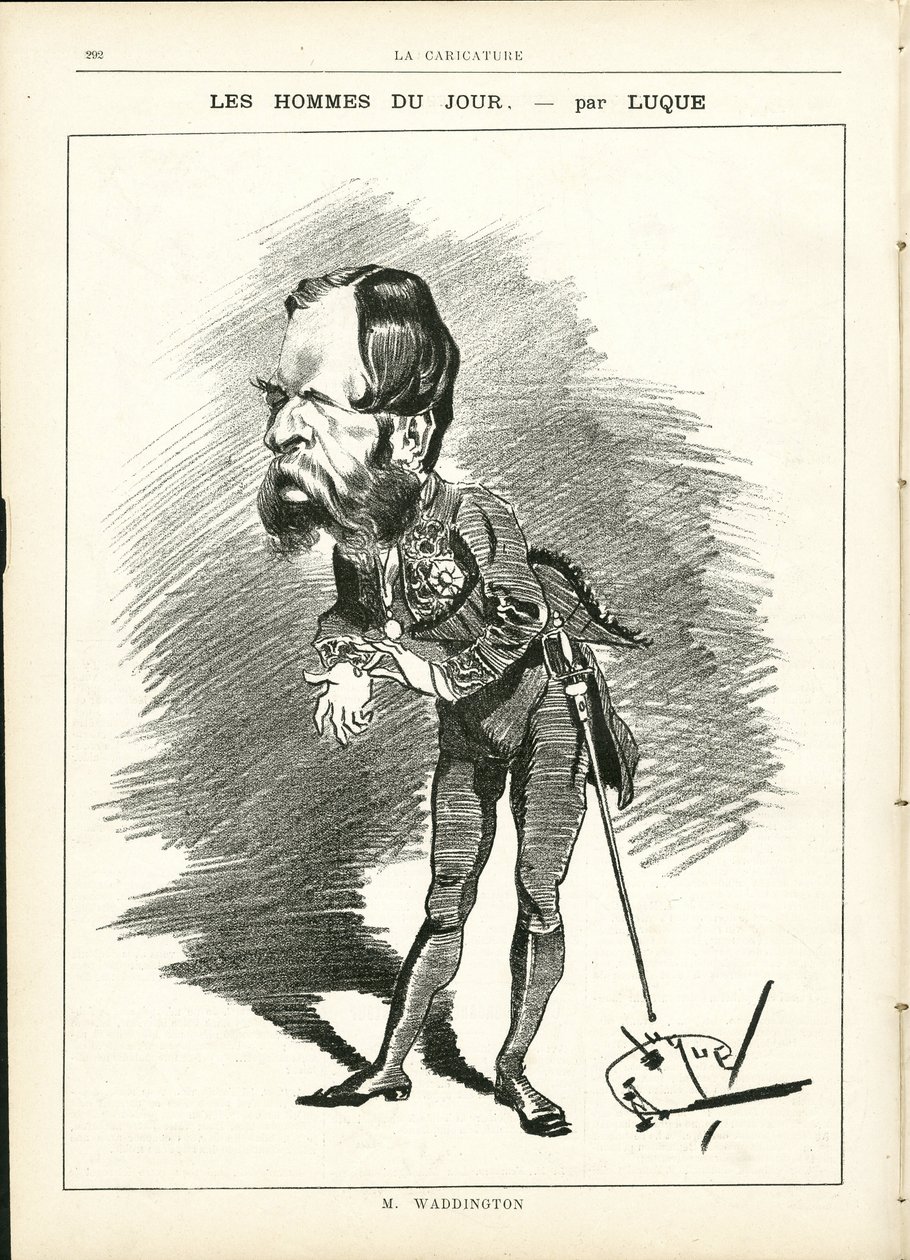 Illustration av Manuel Luque (1854-1919) i La Caricature (1880) av Manuel Luque