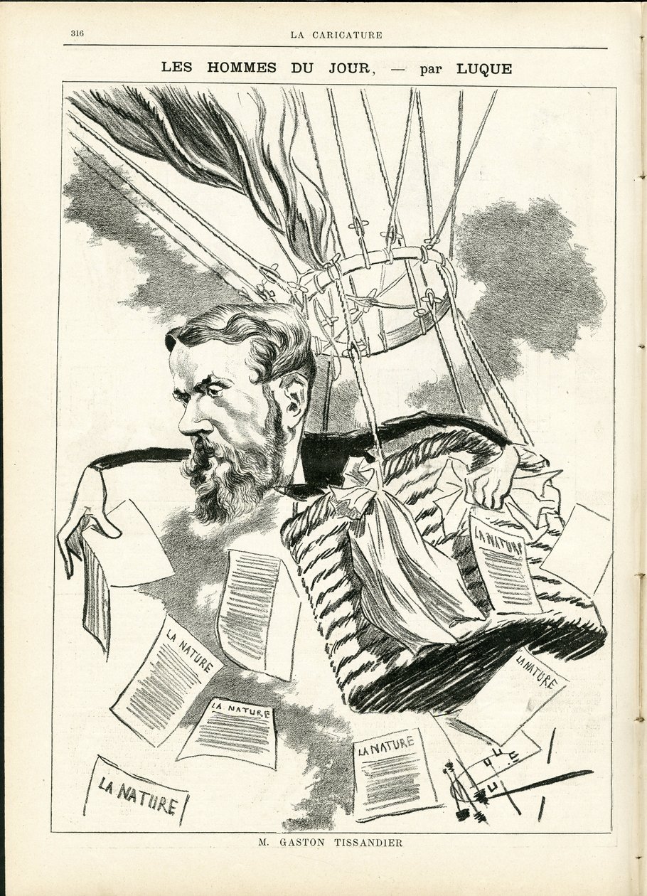 Illustration av Manuel Luque (1854-1919) i La Caricature (1880) av Manuel Luque