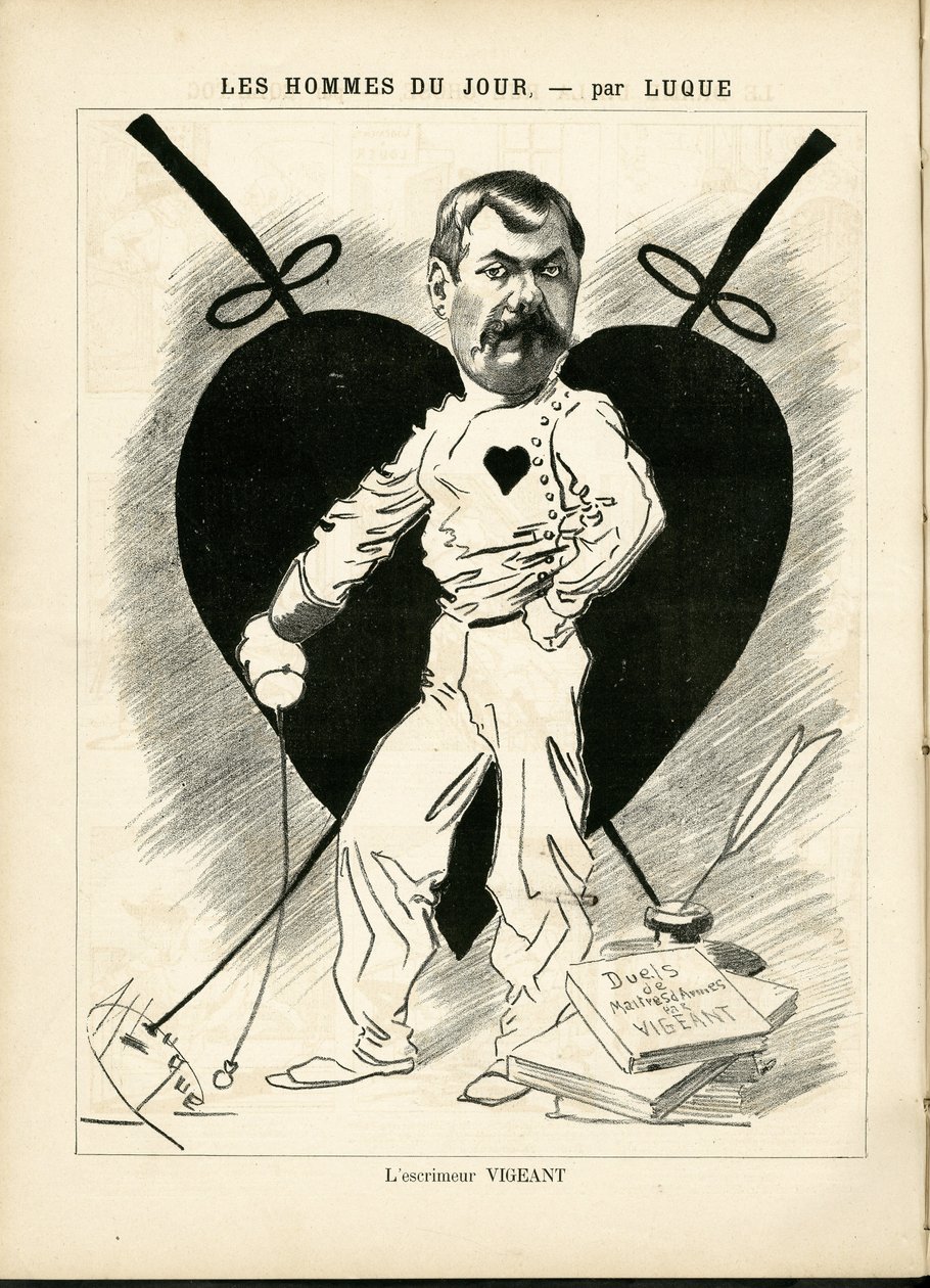 Illustration av Manuel Luque (1854-1919) i La Caricature (1880) av Manuel Luque