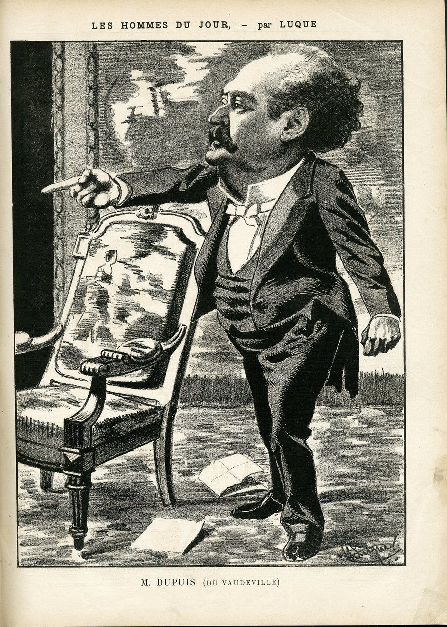 Illustration av Manuel Luque (1854-1919) i La Caricature (1880) av Manuel Luque