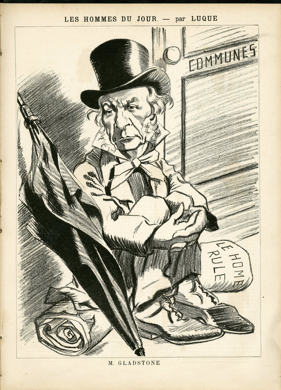 Illustration av Manuel Luque (1854-1919) i La Caricature (1880) av Manuel Luque