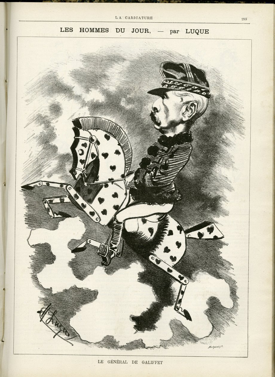 Illustration av Manuel Luque (1854-1919) i La Caricature (1880) av Manuel Luque