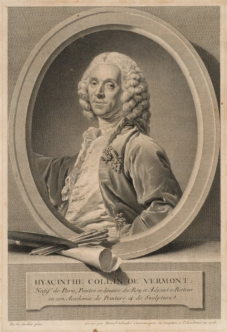 Hyacinthe Collin de Vermont, 1693-1761, målare och akademiledamot av Manuel Salvador Carmona