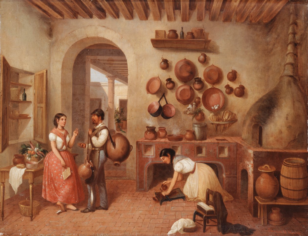 I köket på Hacienda, av Manuel Serrano