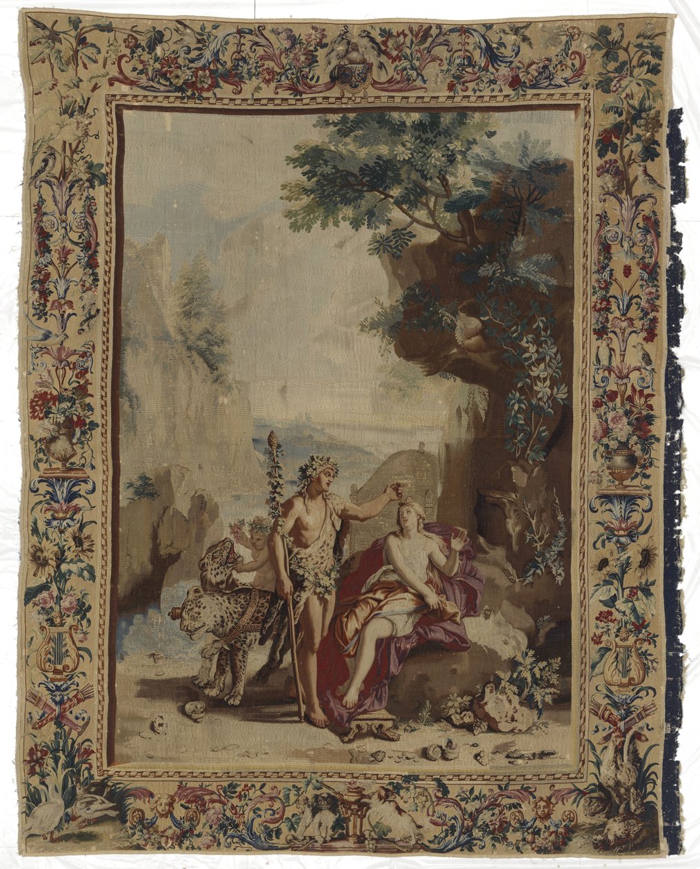 Bacchus och Ariadne Bacchus en Ariadne De metamorfosen van Ovidius (serietitel) av Manufacture Royale des Gobelins