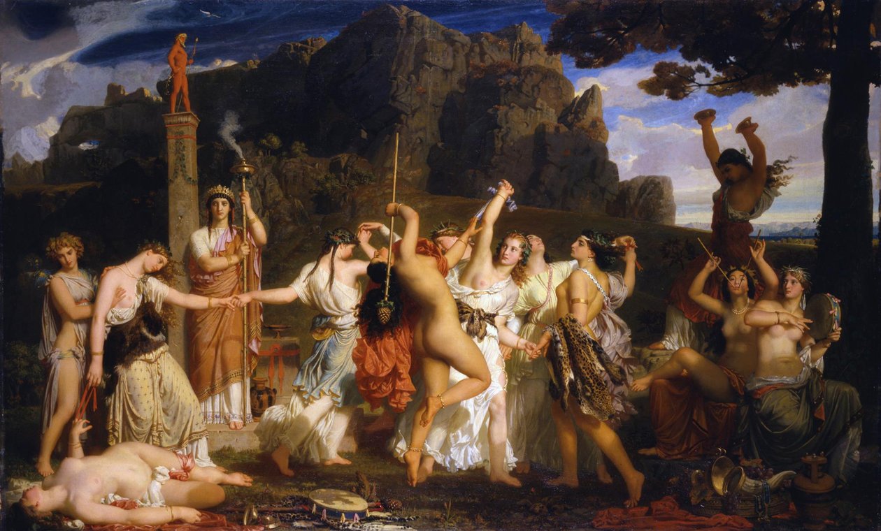  La Danse des bacchantesThe Dance of the Bacchantes av Charles Gleyre