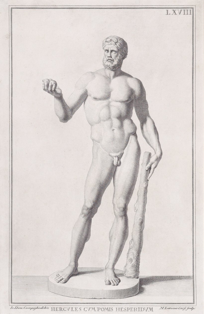 Staty av Herkules, 1734. av Marc