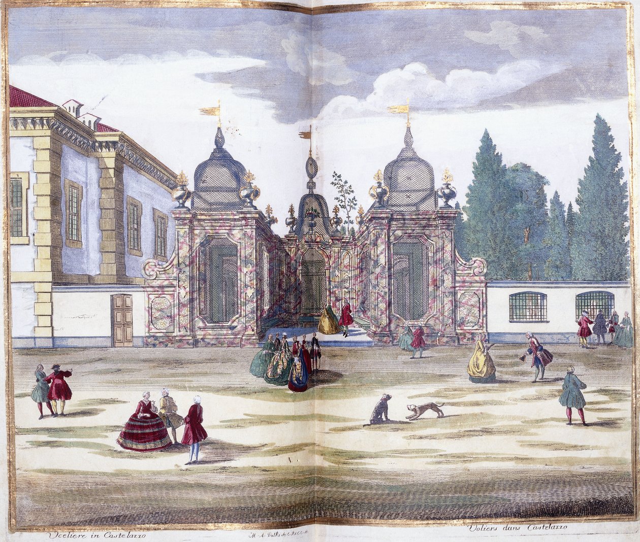 Fågelhus i Castellazo, 1743 av MarcAntonio dal Re