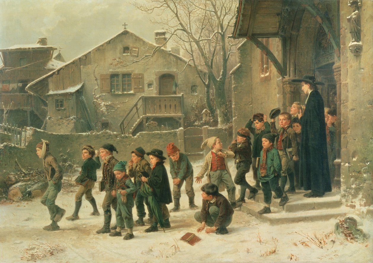 Efter klass, 1859 av Marc Louis Benjamin Vautier