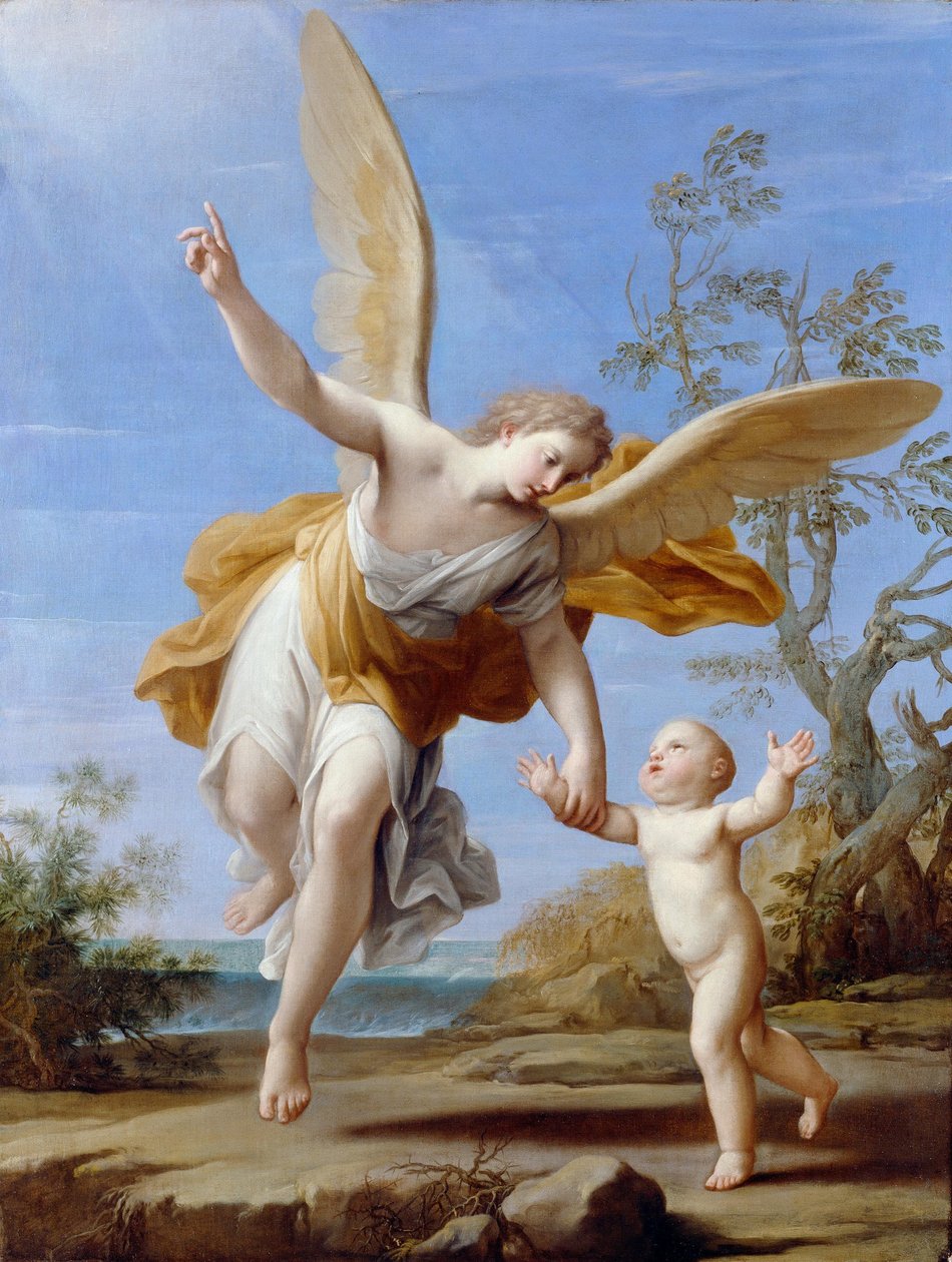 The Guardian Angel av Marcantonio Franceschini