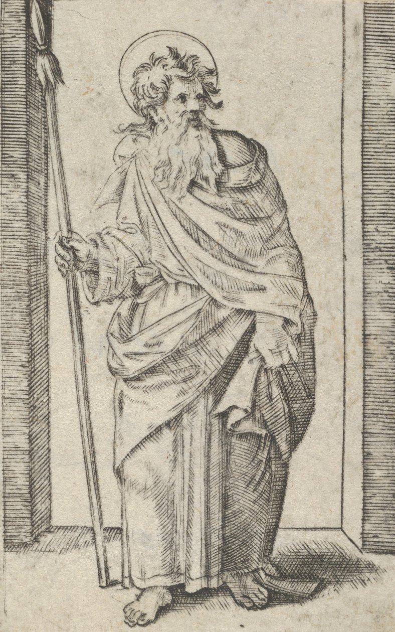 Sankt Mattias, ca. 1500-1534. av Marcantonio Raimondi