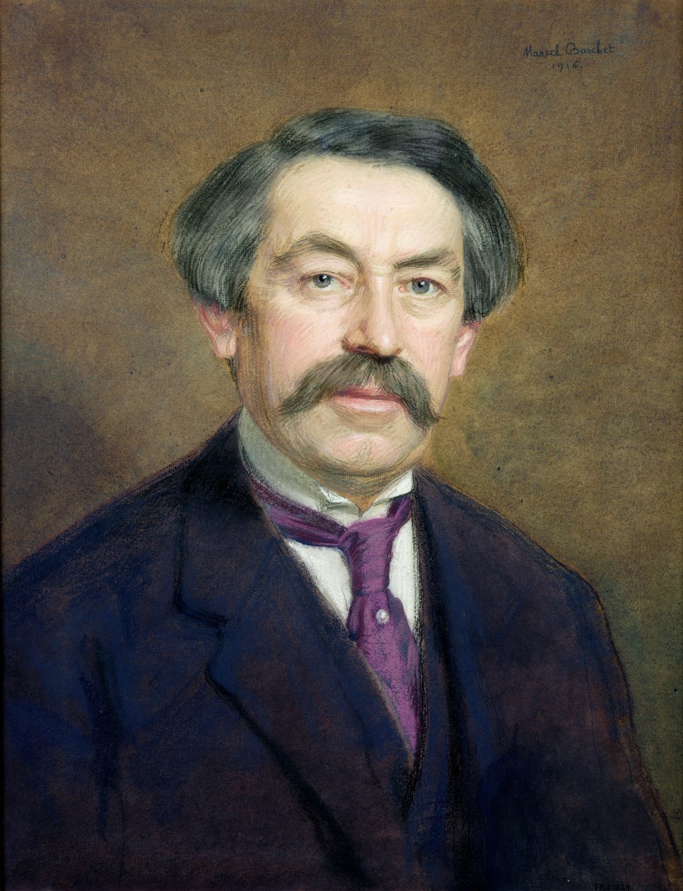 Porträtt av Aristide Briand (1862-1932) 1916 (pastell på papper) av Marcel Andre Baschet