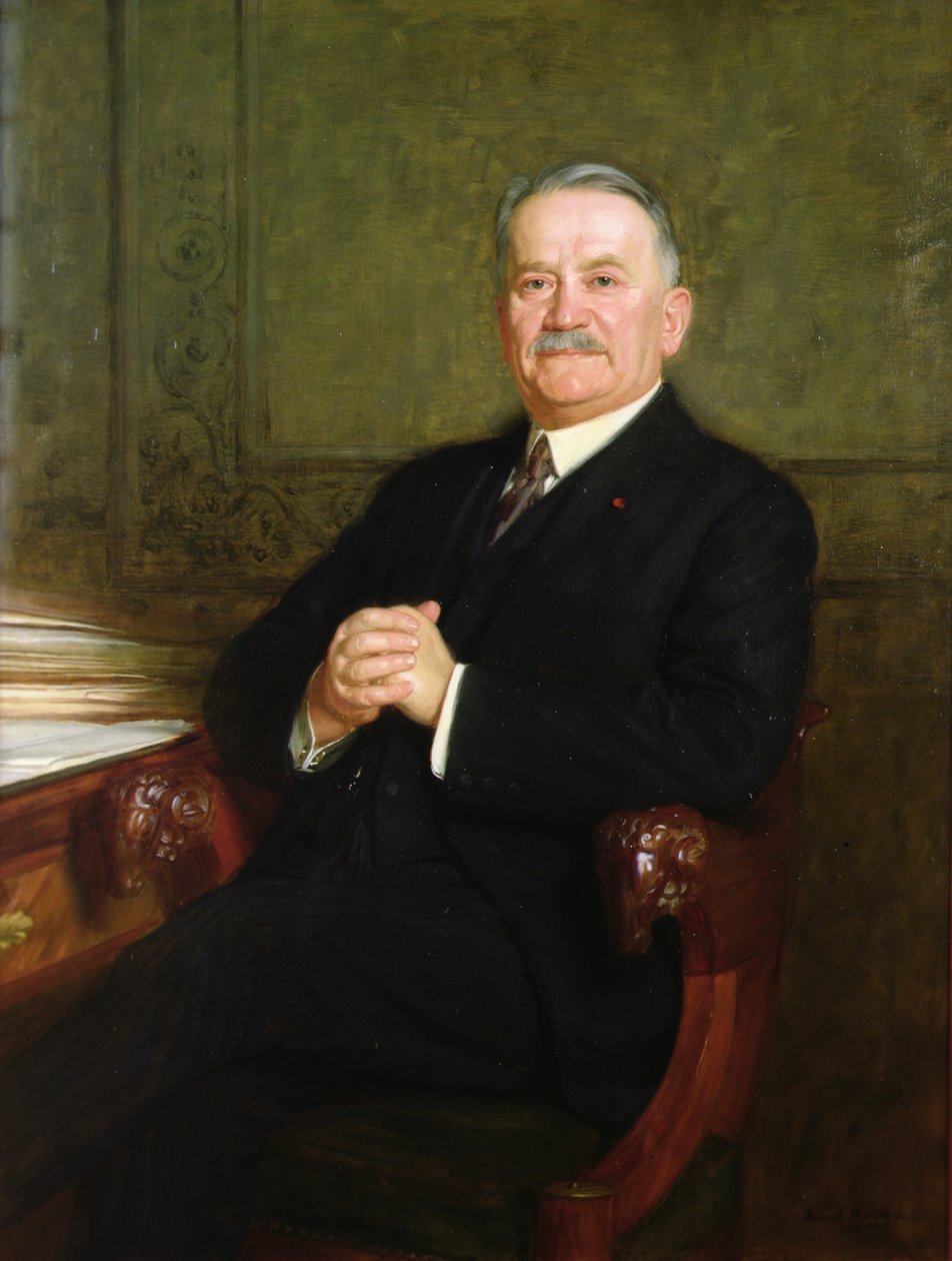 Porträtt av Gaston Doumergue (1863-1937) 1926 av Marcel Andre Baschet