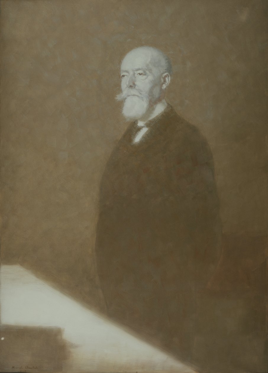 Porträtt av Paul Doumer (1857-1932) 1932 av Marcel Andre Baschet