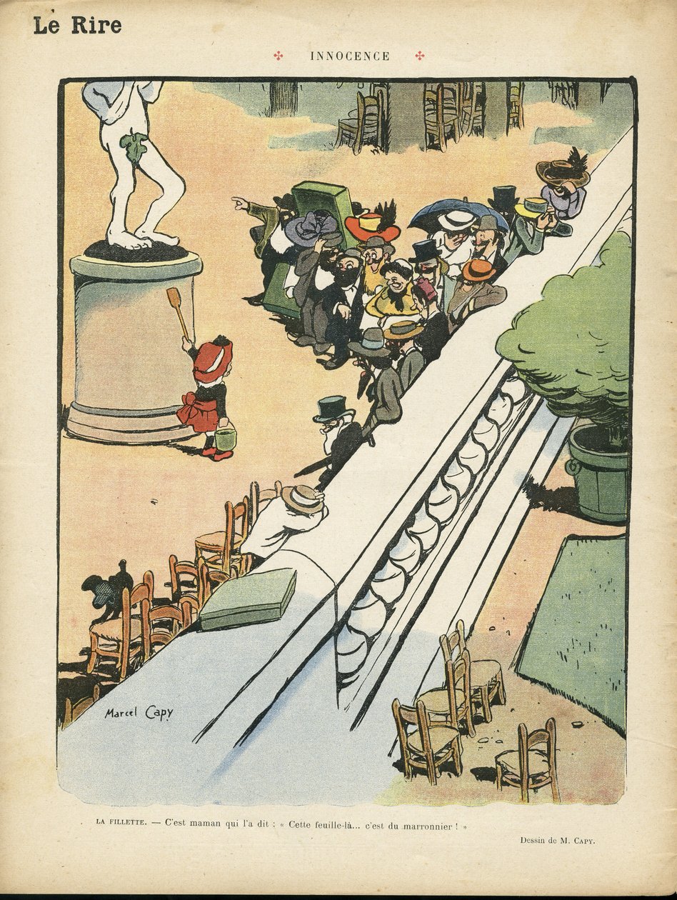 Illustration av Marcel Capy (1865-1941) i Le Lire av Marcel Amable O.L. Capy