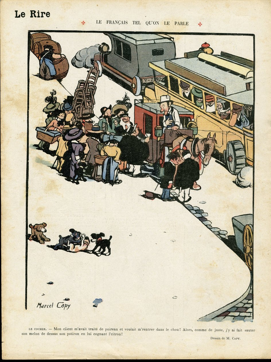 Illustration av Marcel Capy (1865-1941) i Le Lire av Marcel Amable O.L. Capy