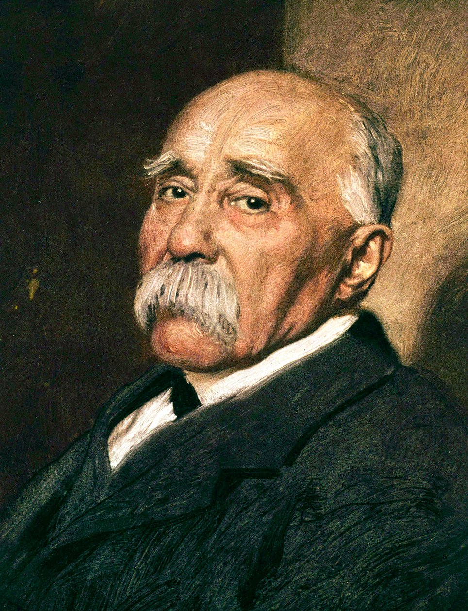 Frankrikes premiärminister Georges Clemenceau (1841-1929) ca. 1920 (olja på duk) av Marcel Andre Baschet